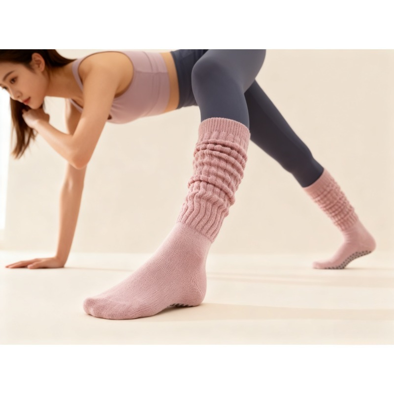 Youtube Yoga Pilates - Calzini da pilato antiscivolo in cotone