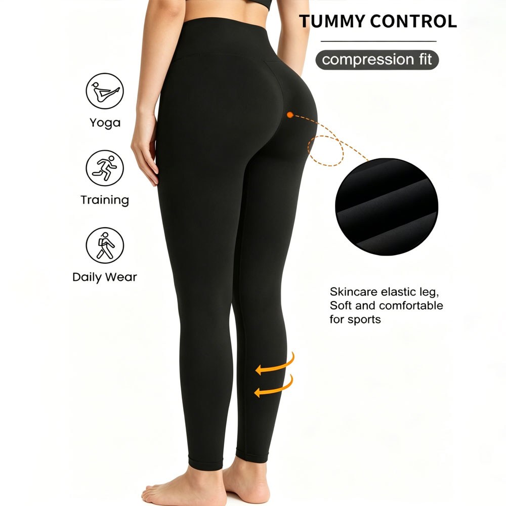 Pilates Yoga Stretching - Leggings Sportivi da Donna Ultra Elasticizzati