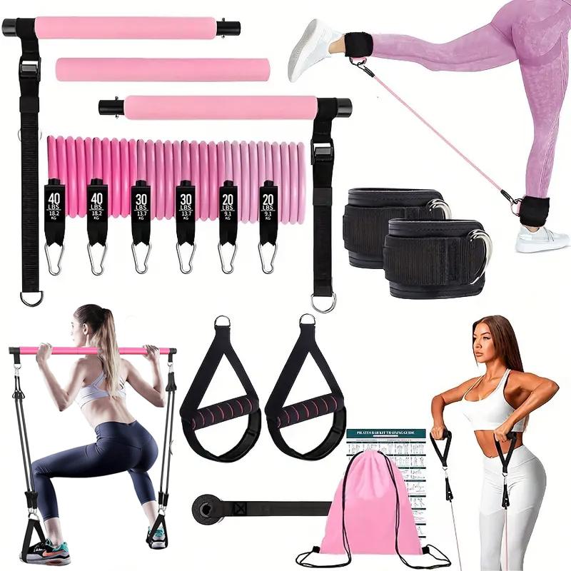 Pilates Yoga Stretching - Kit Multifunzionale per Pilates con Barra