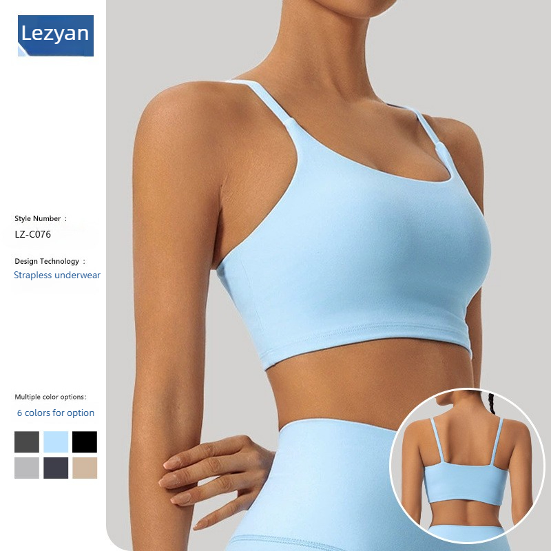 Pilates And Yoga Studio - Reggiseno Sportivo Lezyan per Donna, Comodo