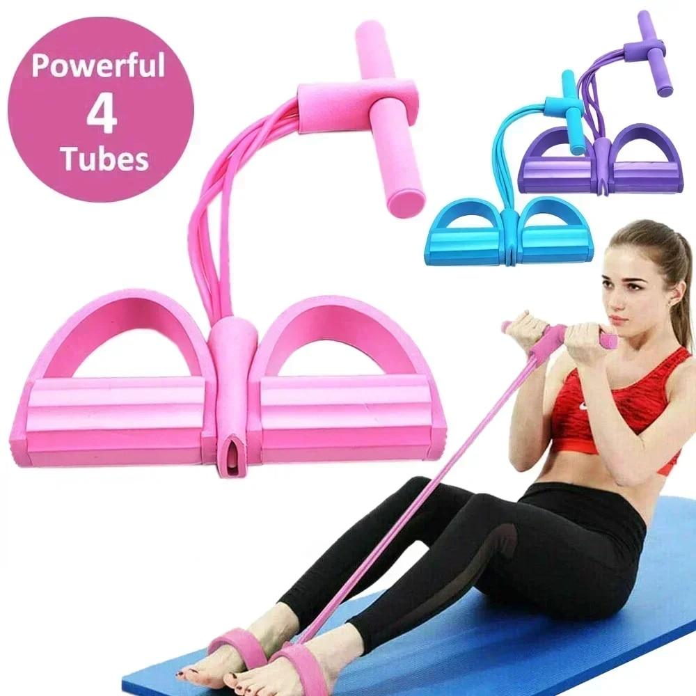 Pilates Yoga Home - Fasce elastiche con fascia di resistenza