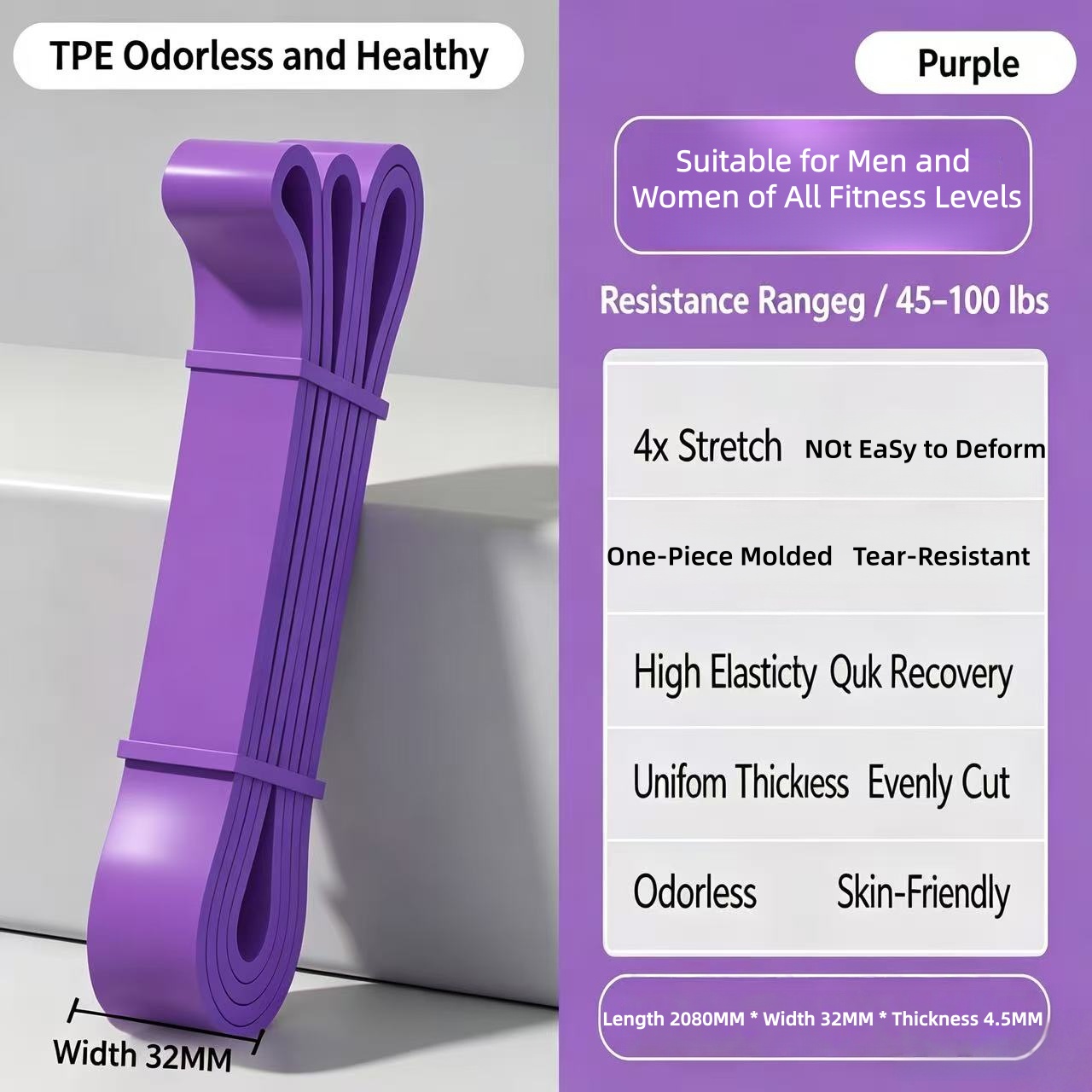 Fasce di Resistenza in TPE a 6 - Difference Pilates And Yoga recensione e prezzo